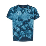 20BCR Dyenomite Youth Crystal Tie-Dyed T-Shirt Navy