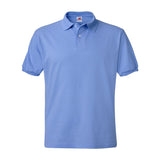 054X Hanes Ecosmart® Jersey Polo Carolina Blue