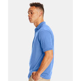 054X Hanes Ecosmart® Jersey Polo Carolina Blue