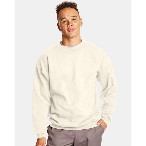 F260 Hanes Ultimate Cotton® Crewneck Sweatshirt Natural