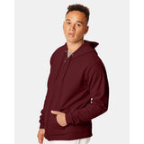 P180 Hanes Ecosmart® Full-Zip Hooded Sweatshirt Maroon