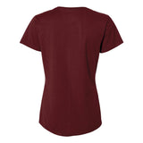 S04V Hanes Perfect-T Women’s V-Neck T-Shirt Maroon