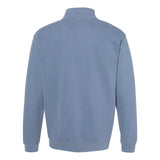 1580 Comfort Colors Garment-Dyed Quarter Zip Sweatshirt Blue Jean