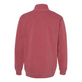 1580 Comfort Colors Garment-Dyed Quarter Zip Sweatshirt Crimson