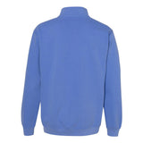 1580 Comfort Colors Garment-Dyed Quarter Zip Sweatshirt Flo Blue