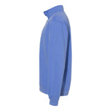 1580 Comfort Colors Garment-Dyed Quarter Zip Sweatshirt Flo Blue