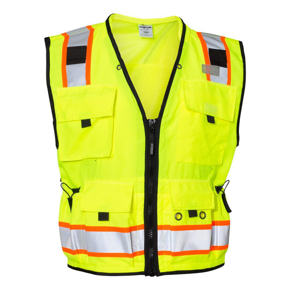 S5000-5001 Kishigo Professional Surveyors Vest Lime