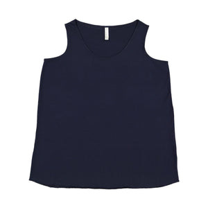 3821 LAT Curvy Collection Women's Premium Jersey Tank Navy