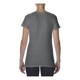 380VL Anvil Women's Lightweight Fitted V-Neck T-Shirt Charcoal