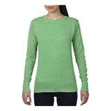 72000L Anvil Women's Mid-Scoop French Terry Heather Green