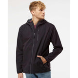 EXP35SSZ Independent Trading Co. Poly-Tech Soft Shell Jacket Black