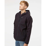 EXP35SSZ Independent Trading Co. Poly-Tech Soft Shell Jacket Black