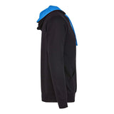 9301 Next Level Unisex Laguna Hoodie Black/ Turquoise