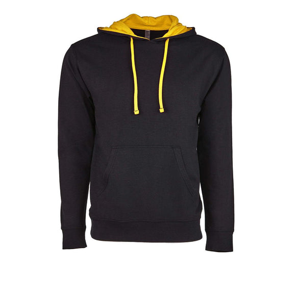 9301 Next Level Unisex Laguna Hoodie Black/ Gold