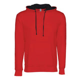 9301 Next Level Unisex Laguna Hoodie Red/ Black