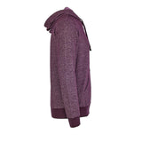 9600 Next Level Unisex Pacifica Full-Zip Hoodie Plum