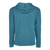 9300 Next Level Unisex Malibu Welt Pocket Hoodie Heather Teal