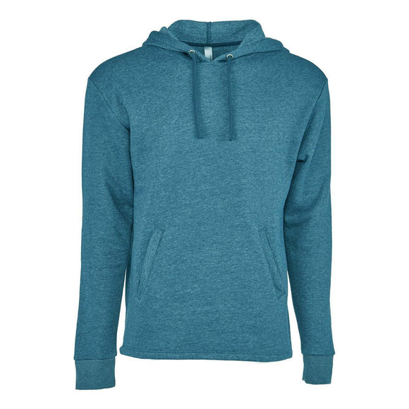 9300 Next Level Unisex Malibu Welt Pocket Hoodie Heather Teal