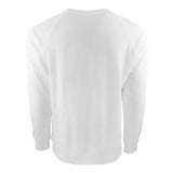 9000 Next Level Unisex Laguna Raglan Crewneck Sweatshirt White