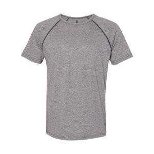 2050 Next Level Unisex Mock Twist Raglan T-Shirt Heather Grey