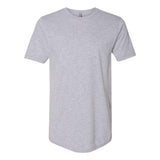 3602 Next Level Unisex Cotton Long Body T-Shirt Heather Grey