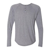 6072 Next Level Unisex Triblend Henley Premium Heather