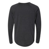 6072 Next Level Unisex Triblend Henley Vintage Black