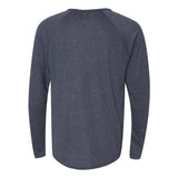 6072 Next Level Unisex Triblend Henley Vintage Navy