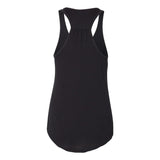 6338 Next Level Women's Gathered Racerback Tank Black