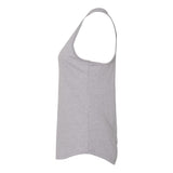 6338 Next Level Women's Gathered Racerback Tank Heather Grey