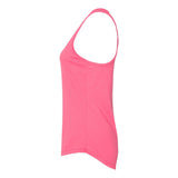 6338 Next Level Women's Gathered Racerback Tank Hot Pink