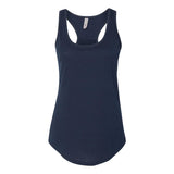 6338 Next Level Women's Gathered Racerback Tank Midnight Navy