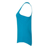 6338 Next Level Women's Gathered Racerback Tank Turquoise