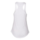 6338 Next Level Women's Gathered Racerback Tank White