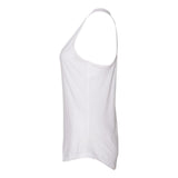 6338 Next Level Women's Gathered Racerback Tank White