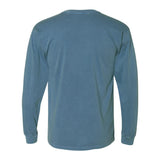 7401 Next Level Inspired Dye Long Sleeve Crew Blue Jean