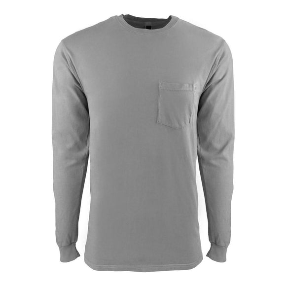 7451 Next Level Inspired Dye Long Sleeve Pocket Crew Lead