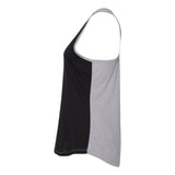 1534 Next Level Women’s Ideal Colorblocked Racerback Tank Black/ Heather Grey