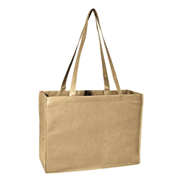 A134 Liberty Bags Non-Woven Deluxe Junior Tote Tan