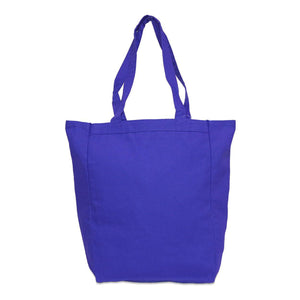 9861 Liberty Bags Allison Cotton Canvas Tote Royal