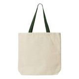 9868 Liberty Bags Jennifer Cotton Canvas Tote Natural/ Forest