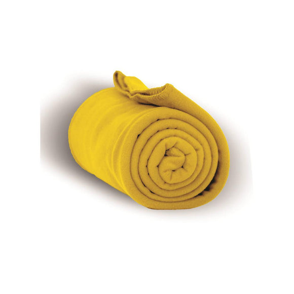 8700 Alpine Fleece Fleece Throw Blanket Yellow