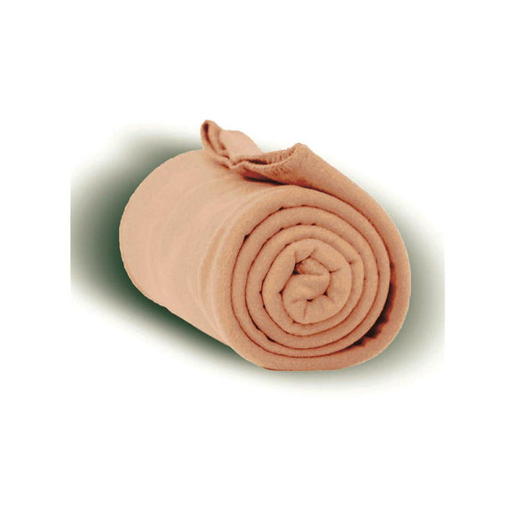 8700 Alpine Fleece Fleece Throw Blanket Camel