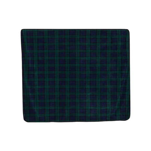 8702 Alpine Fleece Polyester/Nylon Patterned Picnic Blanket Blackwatch