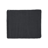 8707 Alpine Fleece Micro Coral Fleece Blanket Black