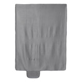 8718 Alpine Fleece Roll Up Blanket Grey