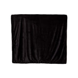 8726 Alpine Fleece Oversized Mink Sherpa Blanket Black