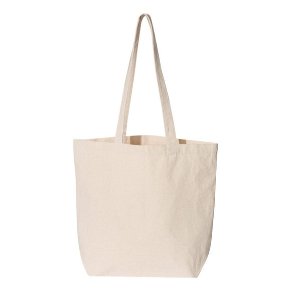 8866 Liberty Bags Large Canvas Tote Natural