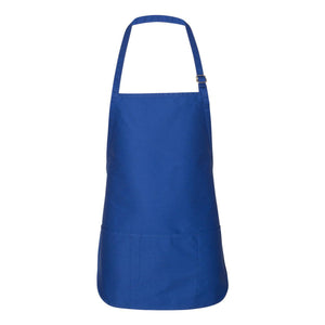 5507 Liberty Bags Adjustable Neck Strap Apron Royal