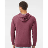 PRM33SBP Independent Trading Co. Special Blend Raglan Hooded Sweatshirt Crimson